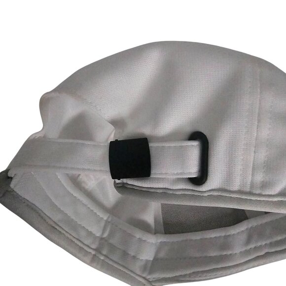 Caterpillar Men's White Adjustable Trademark CAT Logo Baseball Cap One Size - Picture 5 of 13